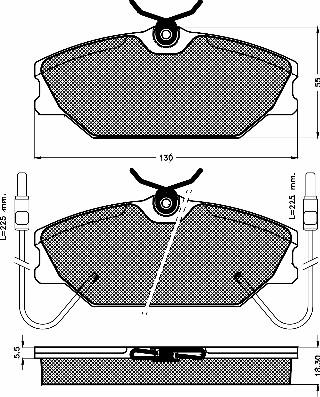 BSF 10192 - Гальмівні колодки, дискові гальма avtolavka.club
