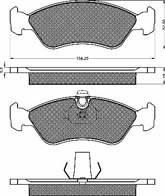 BSF 10139 - Гальмівні колодки, дискові гальма avtolavka.club
