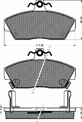 Maxgear 19-1487 - Гальмівні колодки, дискові гальма avtolavka.club