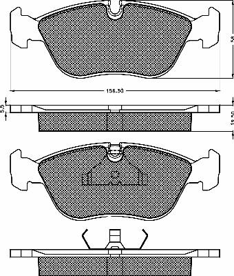 BSF 10376 - Гальмівні колодки, дискові гальма avtolavka.club