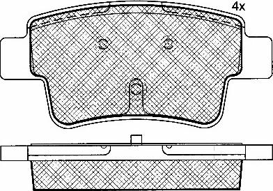 Magneti Marelli 323700016200 - Гальмівні колодки, дискові гальма avtolavka.club