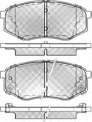 Valeo 606526 - Гальмівні колодки, дискові гальма avtolavka.club