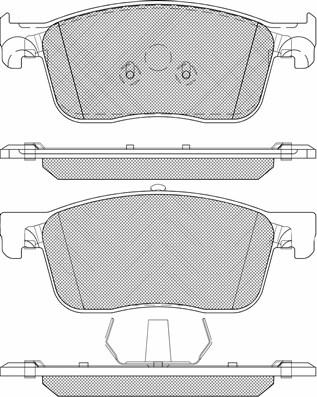 Hi-Q SP4370 - Гальмівні колодки, дискові гальма avtolavka.club