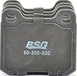 BSG BSG 60-200-020 - Гальмівні колодки, дискові гальма avtolavka.club