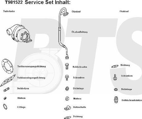 BTS Turbo T981522 - Компресор, наддув avtolavka.club