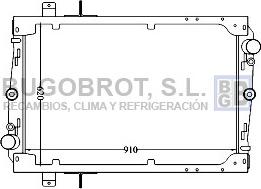 BUGOBROT 40-DF0002 - Радіатор, охолодження двигуна avtolavka.club