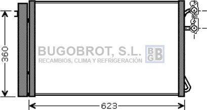 BUGOBROT 62-BW5295 - Конденсатор, кондиціонер avtolavka.club