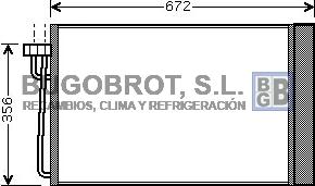 BUGOBROT 62-BW5267 - Конденсатор, кондиціонер avtolavka.club