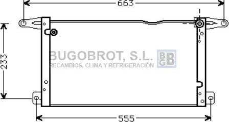 BUGOBROT 62-FT5154 - Конденсатор, кондиціонер avtolavka.club