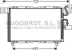 BUGOBROT 62-IS5027 - Конденсатор, кондиціонер avtolavka.club