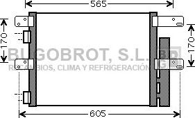 BUGOBROT 62-IV5090 - Конденсатор, кондиціонер avtolavka.club