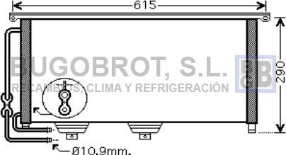 BUGOBROT 62-MC5007 - Конденсатор, кондиціонер avtolavka.club