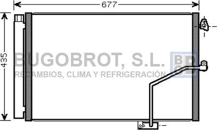 BUGOBROT 62-MS5450 - Конденсатор, кондиціонер avtolavka.club