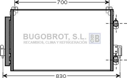 BUGOBROT 62-MT5178 - Конденсатор, кондиціонер avtolavka.club