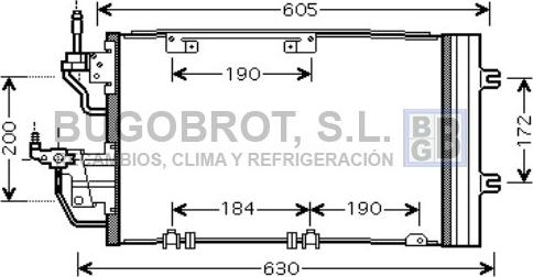 BUGOBROT 62-OL5454 - Конденсатор, кондиціонер avtolavka.club