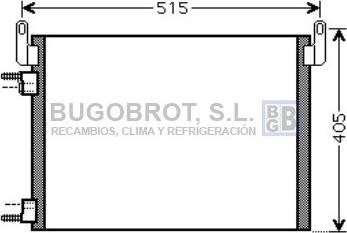 BUGOBROT 62-OL5452 - Конденсатор, кондиціонер avtolavka.club