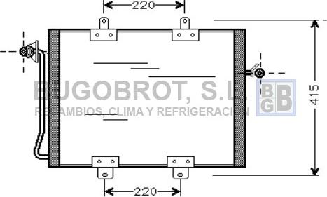 BUGOBROT 62-RT5176 - Конденсатор, кондиціонер avtolavka.club