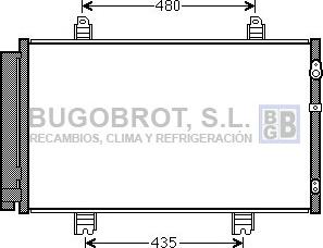 BUGOBROT 62-TO5646 - Конденсатор, кондиціонер avtolavka.club