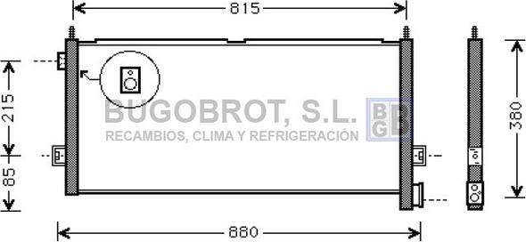 BUGOBROT 62-VL5047 - Конденсатор, кондиціонер avtolavka.club