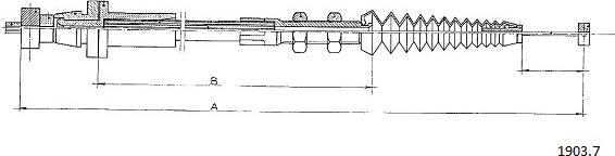 Cabor 1903.7 - Тросик газу avtolavka.club