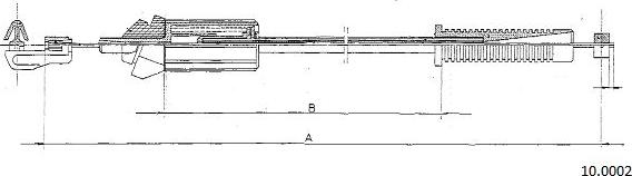 Cabor 10.0002 - Тросик газу avtolavka.club