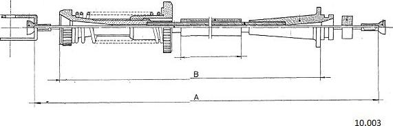 Cabor 10.003 - Тросик газу avtolavka.club