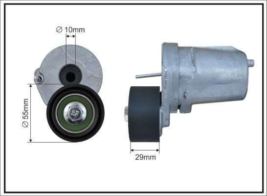 Caffaro 500036SP - Натягувач ременя, клинові зуб. avtolavka.club