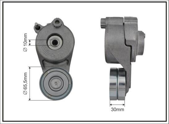 Caffaro 130000SP - Натягувач ременя, клинові зуб. avtolavka.club