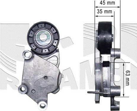 Caliber 47967 - Натягувач ременя, клинові зуб. avtolavka.club