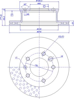 CAR 142.432 - Гальмівний диск avtolavka.club