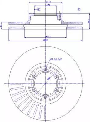 CAR 142.565 - Гальмівний диск avtolavka.club