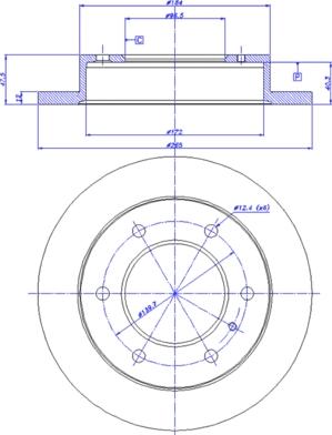 BOSCH BD516 - Гальмівний диск avtolavka.club