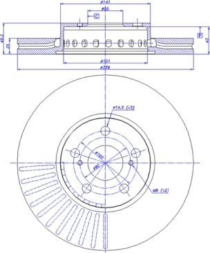 CAR 142.644 - Гальмівний диск avtolavka.club