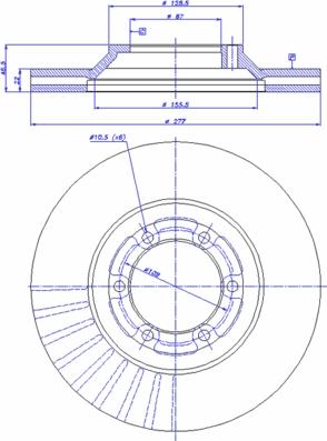 Rotinger RT 2137 T4 - Гальмівний диск avtolavka.club