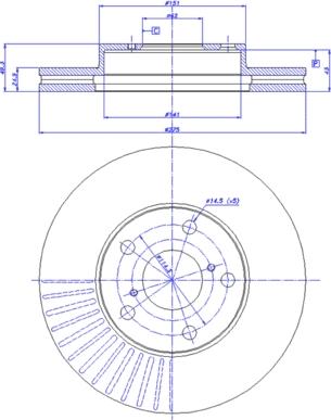 CAR 142.683 - Гальмівний диск avtolavka.club