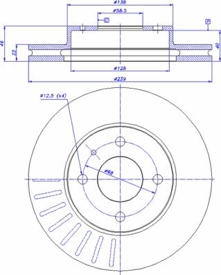 CAR 142.007 - Гальмівний диск avtolavka.club