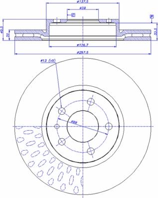 CAR 142.012 - Гальмівний диск avtolavka.club