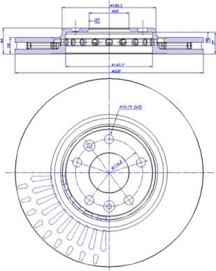 CAR 142.1494 - Гальмівний диск avtolavka.club