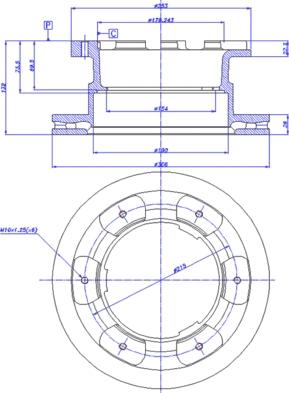 CAR 142.1463 - Гальмівний диск avtolavka.club