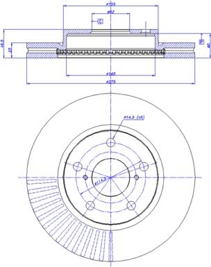 CAR 142.1416 - Гальмівний диск avtolavka.club