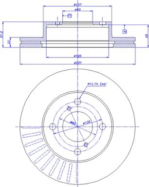 CAR 142.1534 - Гальмівний диск avtolavka.club