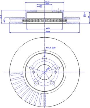 CAR 142.1615 - Гальмівний диск avtolavka.club