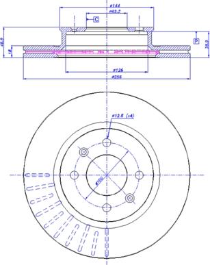 CAR 142.1628 - Гальмівний диск avtolavka.club