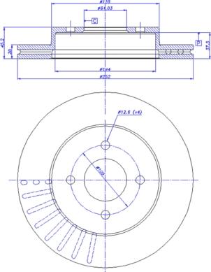 CAR 142.1037 - Гальмівний диск avtolavka.club