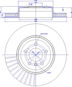 CAR 142.1075 - Гальмівний диск avtolavka.club