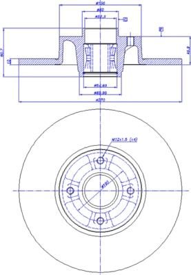 CAR 142.1307 - Гальмівний диск avtolavka.club