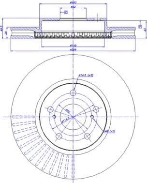 CAR 142.1290 - Гальмівний диск avtolavka.club