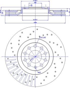 Delphi BG4086C - Гальмівний диск avtolavka.club