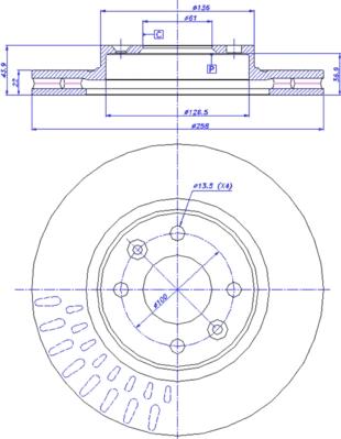 CAR 142.1780 - Гальмівний диск avtolavka.club