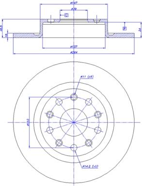 CAR 142.1729 - Гальмівний диск avtolavka.club